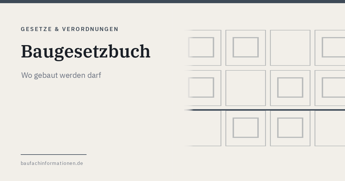 Titelgrafik: Parzellen mit Baufenstern
