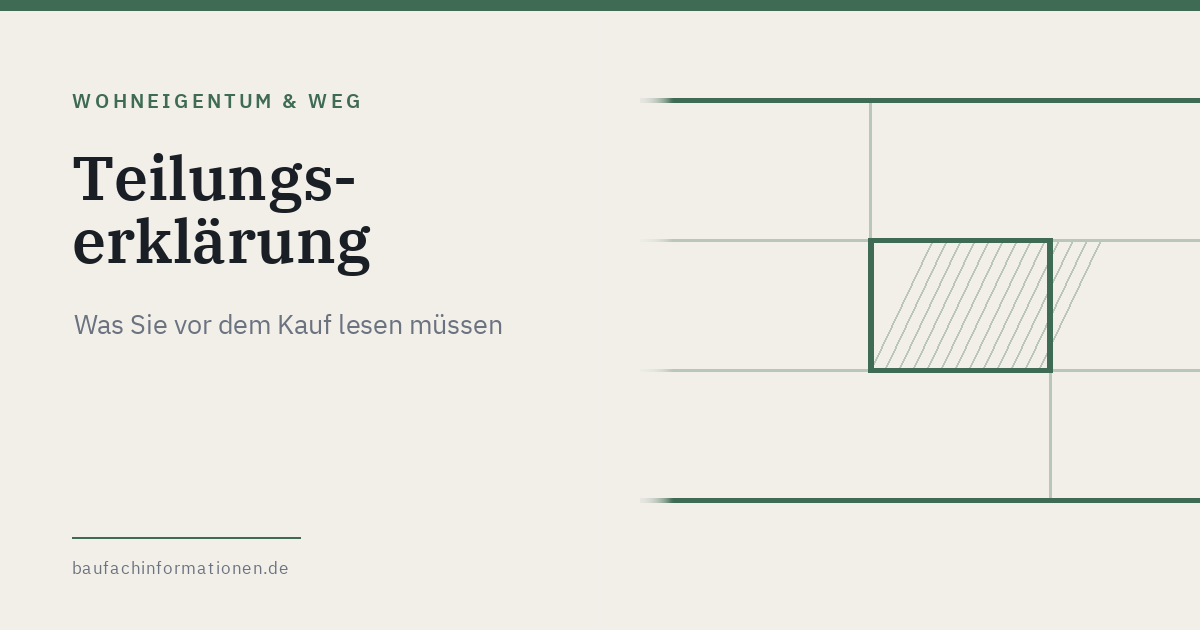 Titelgrafik: Grundrissschema mit Gemeinschaftseigentum