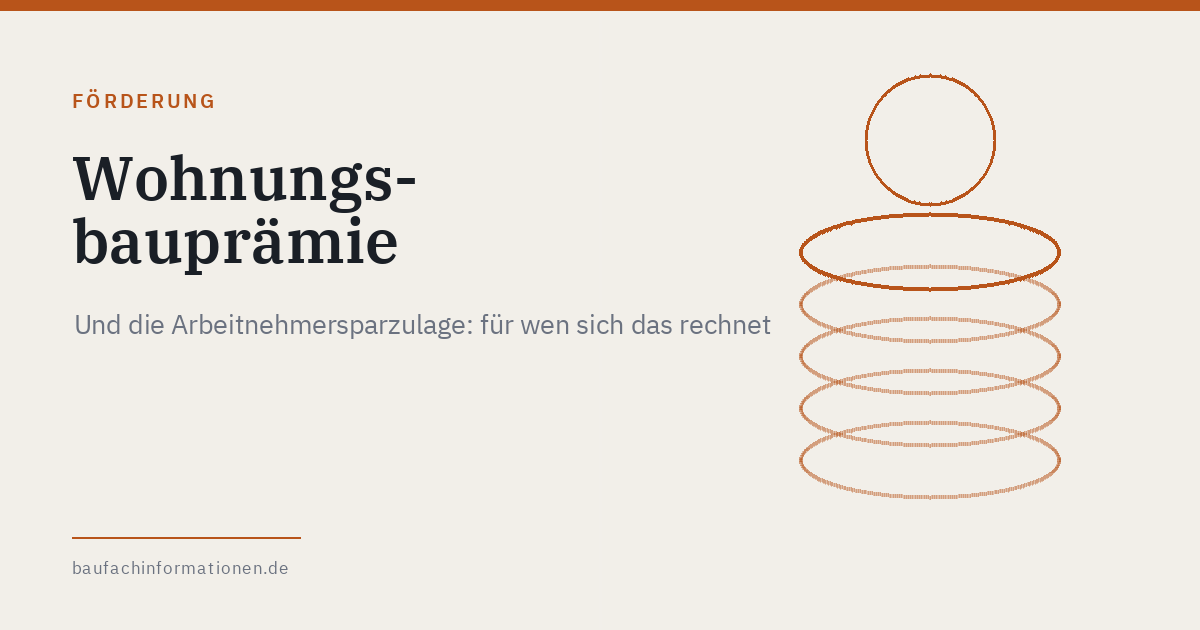 Titelgrafik: Wohnungsbaupraemie und Arbeitnehmersparzulage (KI-generiert)