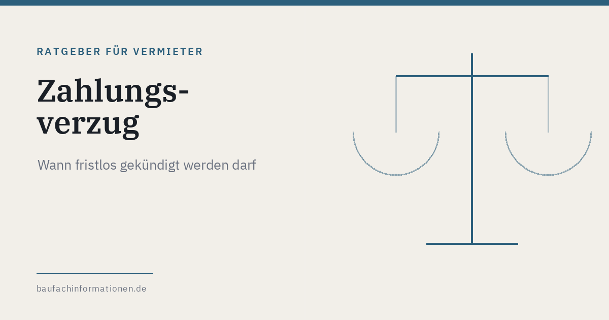 Titelgrafik: Zahlungsverzug (KI-generiert)